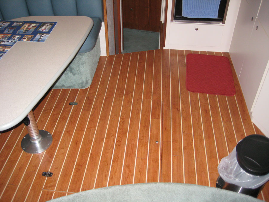 Galley Floor in 372 Aft Cabin.