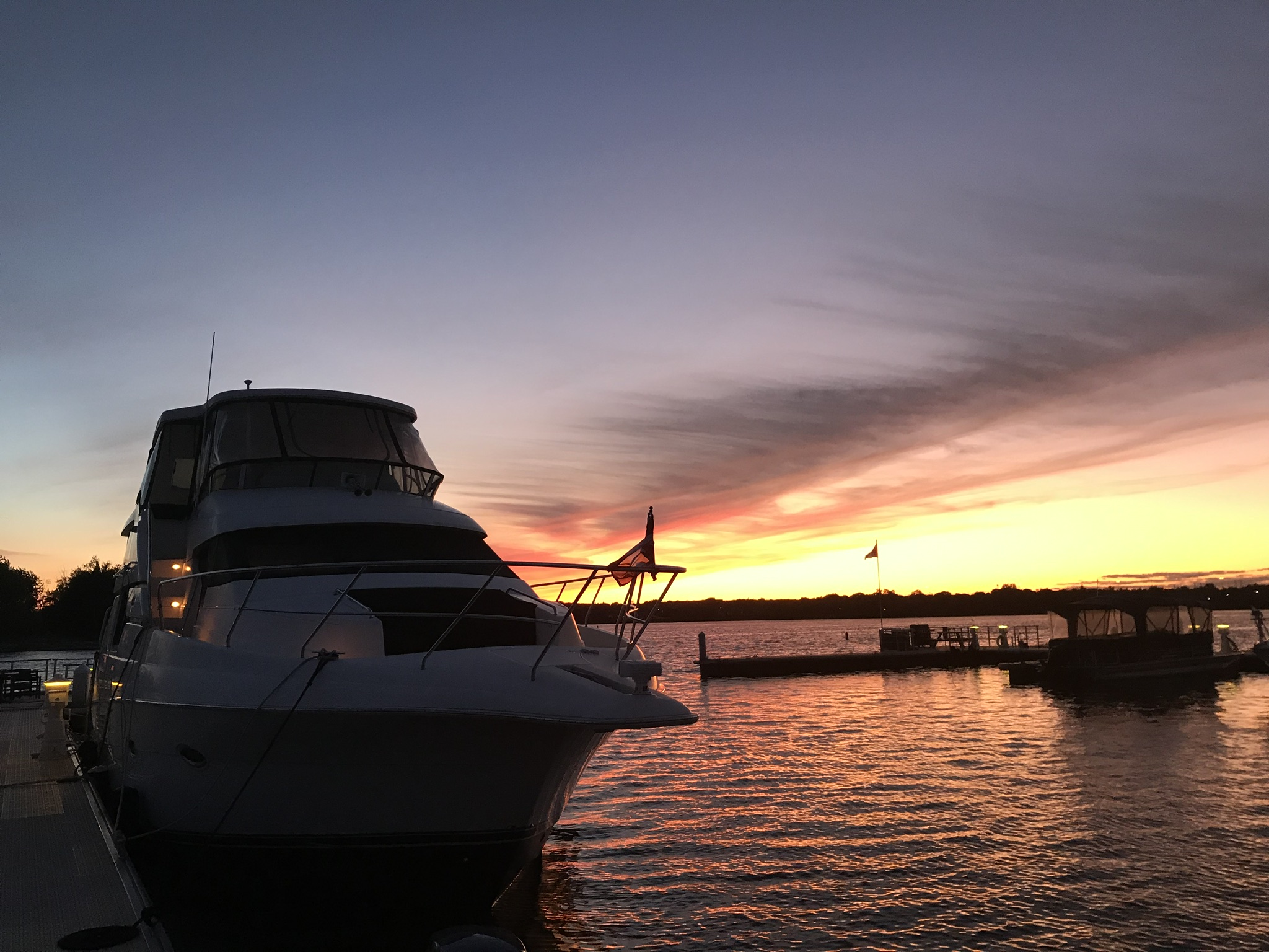 Sunset at Frenchman’s Bay Marina