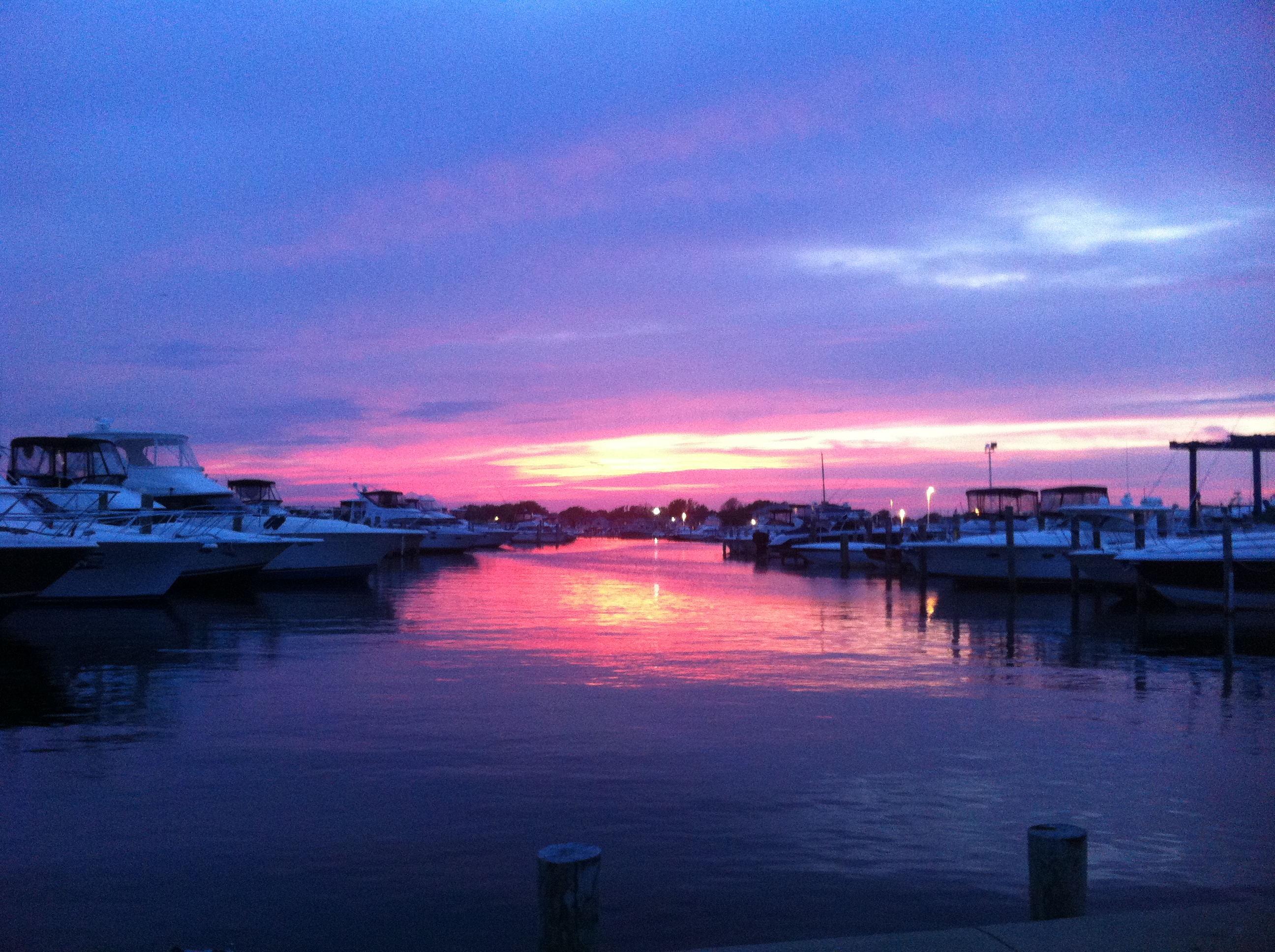 The Anchorage at sunset